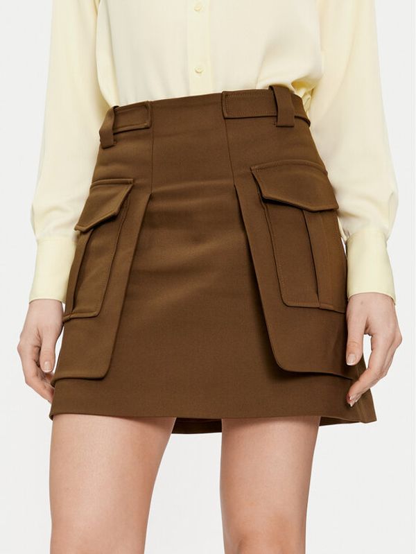 Morgan Morgan Trapez suknja 241-JAKO.F Smeđa Regular Fit