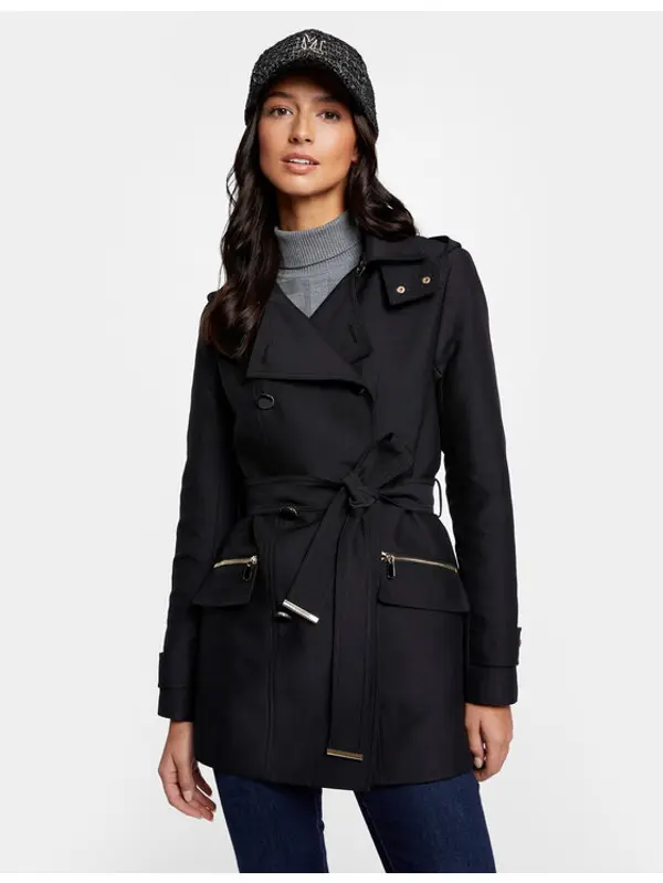 Morgan Morgan Trench 241-GLADIA Crna Regular Fit