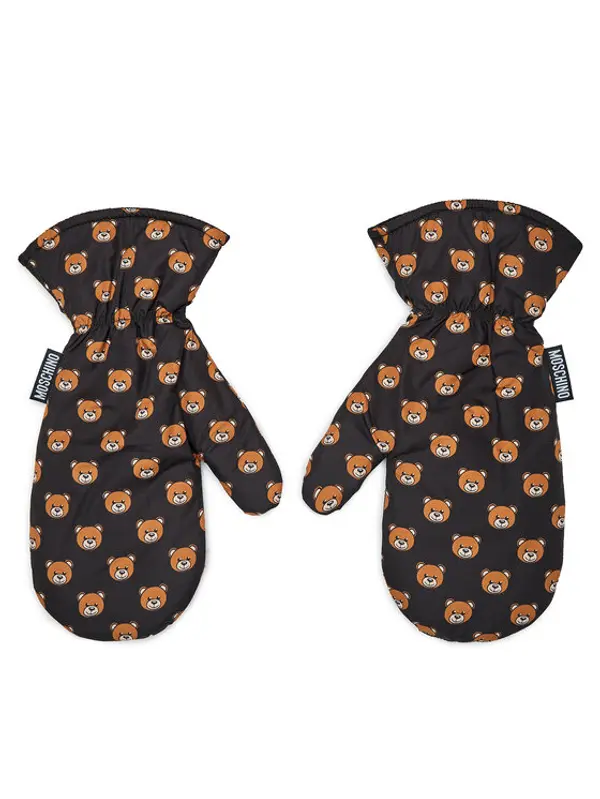 Moschino MOSCHINO Ženske rukavice 65393 M3003 Crna