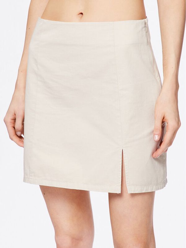 Moss Copenhagen Moss Copenhagen Mini suknja Cyrilla 17258 Écru Slim Fit