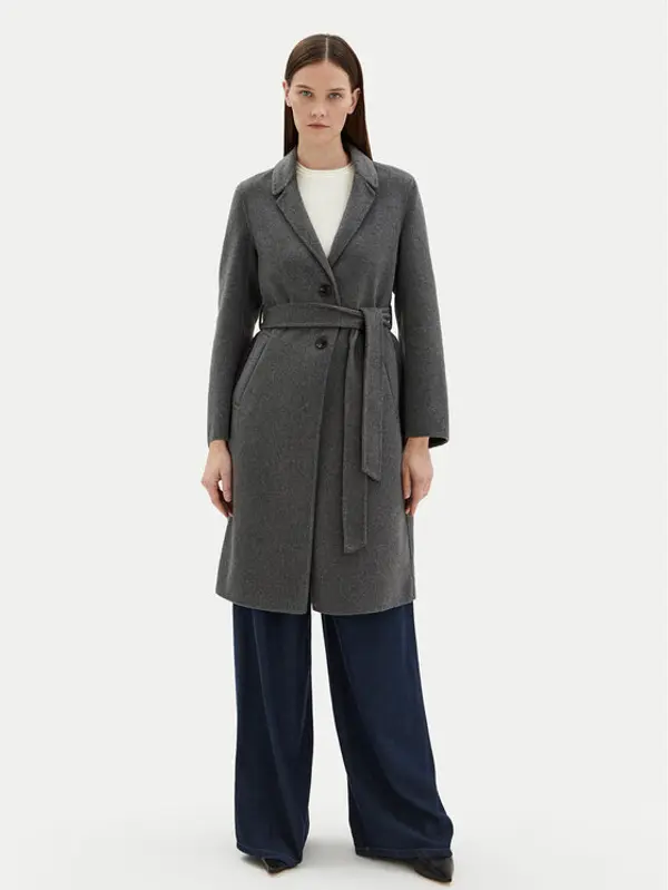 Motivi Motivi Vuneni kaput 0042Q000529N Siva Regular Fit