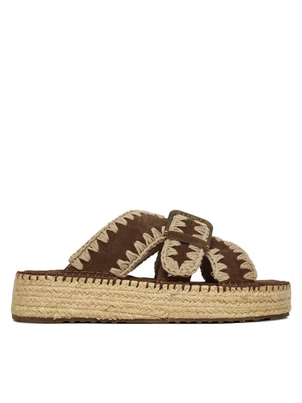 Mou Mou Espadrile MU.SW641003A Smeđa