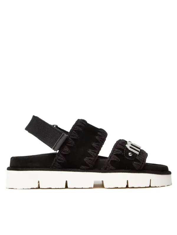 Mou Mou Sandale New Bio Sandal SW461001A Crna