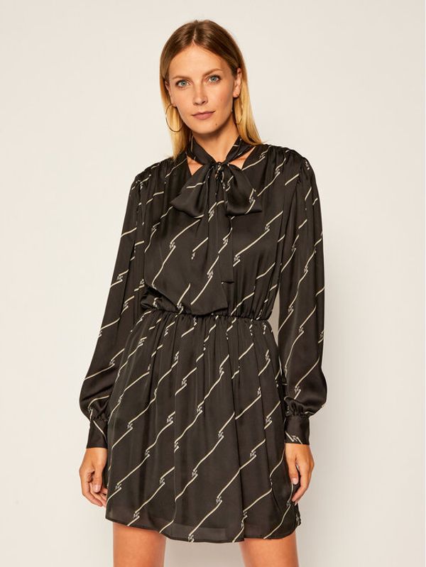 MSGM MSGM Haljina za svaki dan 2941MDA39 207694 Crna Regular Fit