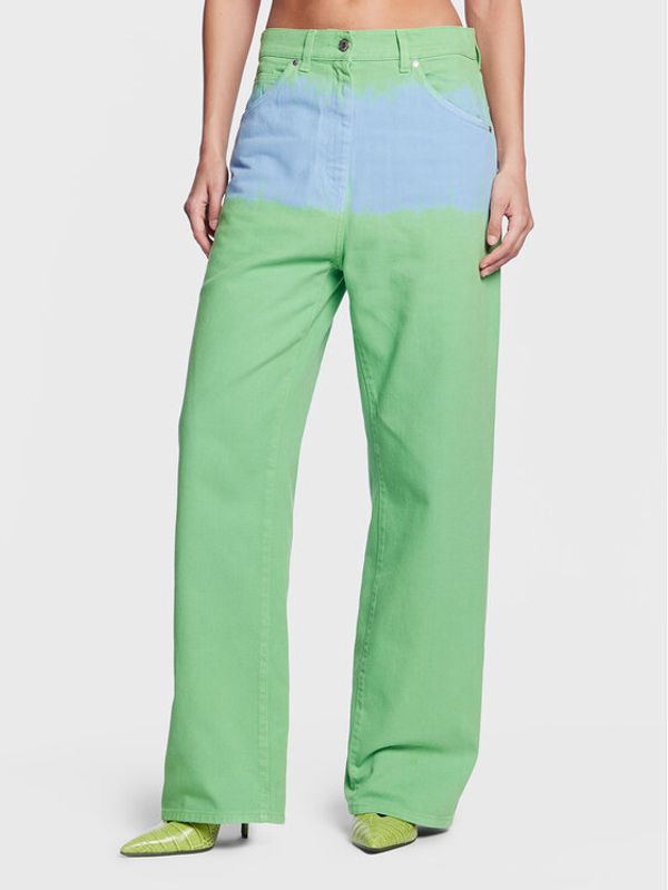 MSGM MSGM Traperice 3441MDP55TD 237281 Zelena Boyfriend Fit