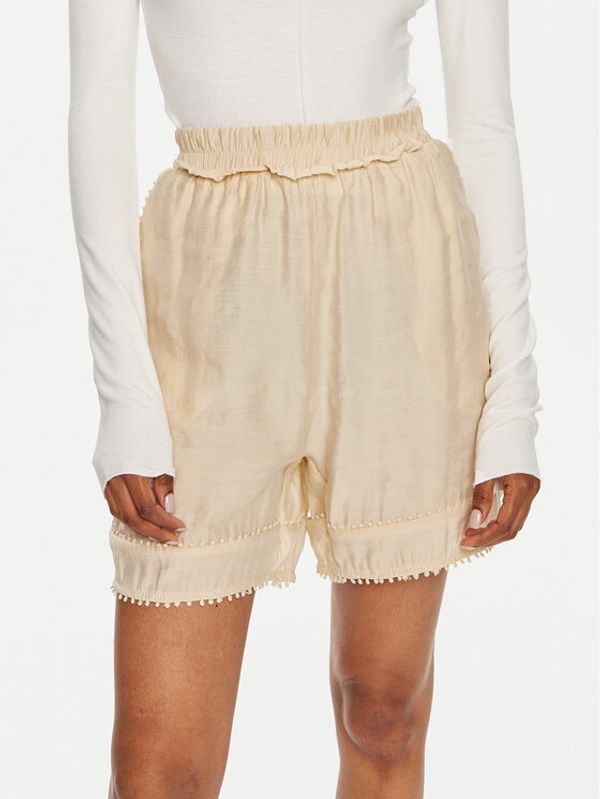 Munthe Munthe Kratke hlače Ohimo 242140224232 Bež Loose Fit