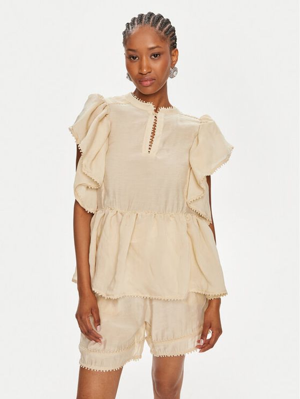 Munthe Munthe Majica Ufolia 242101624232 Bež Loose Fit