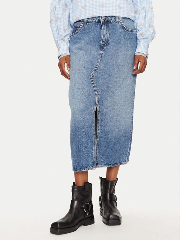 Mustang Mustang Jeans suknja Eureka 1015589 Plava Slim Fit