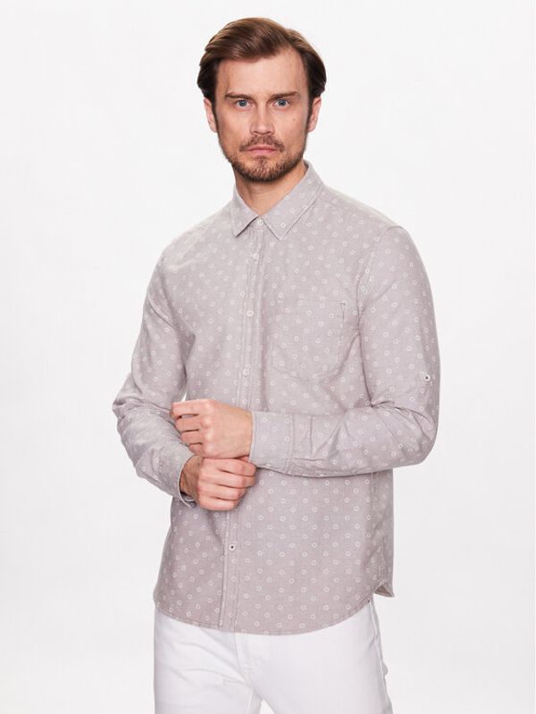 Mustang Mustang Košulja Caper 1013486 Siva Slim Fit