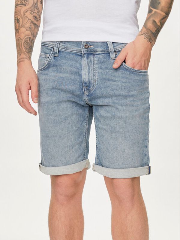 Mustang Mustang Kratke traperice Chicago 1014892 Plava Regular Fit