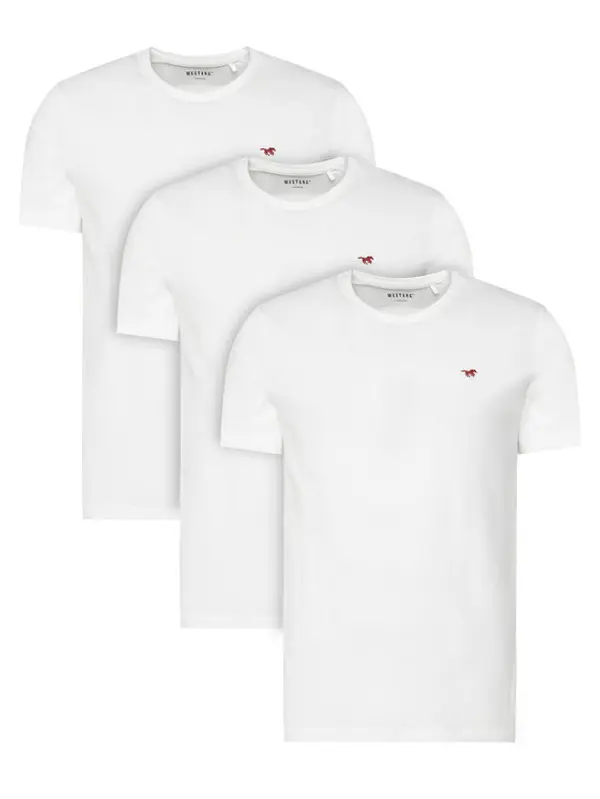 mustang Mustang Set t-shirt majica﻿ 1017076 Bijela Regular Fit