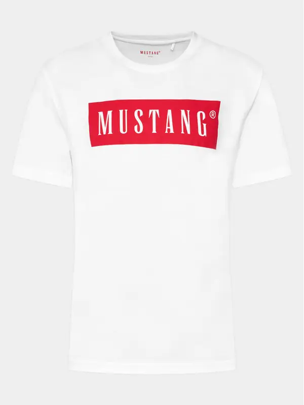 mustang Mustang T-shirt 1014749 Bijela Regular Fit
