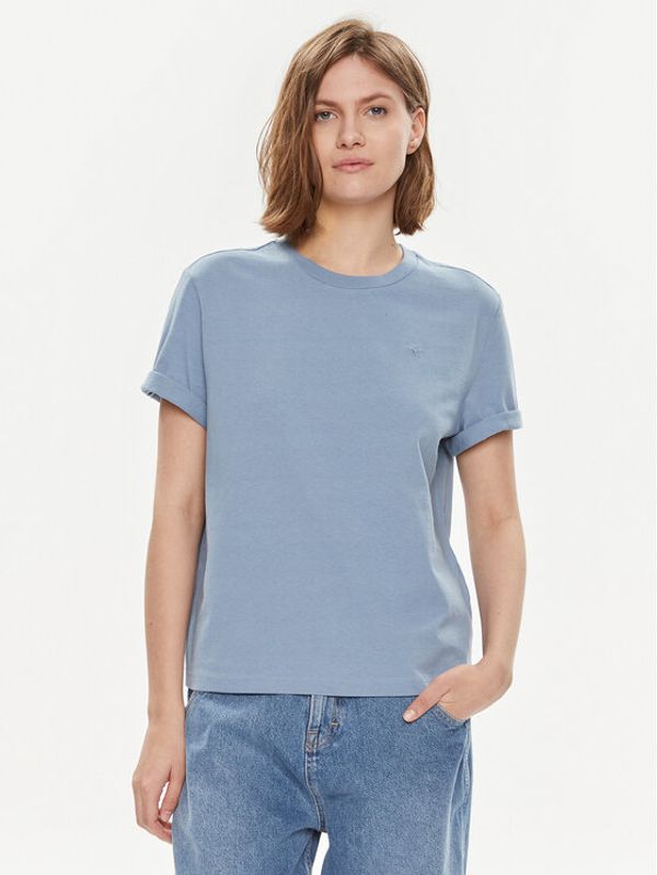 Mustang Mustang T-shirt Alina 1013387 Plava Regular Fit