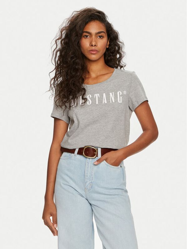 Mustang Mustang T-shirt Alma 1013933 Siva Regular Fit