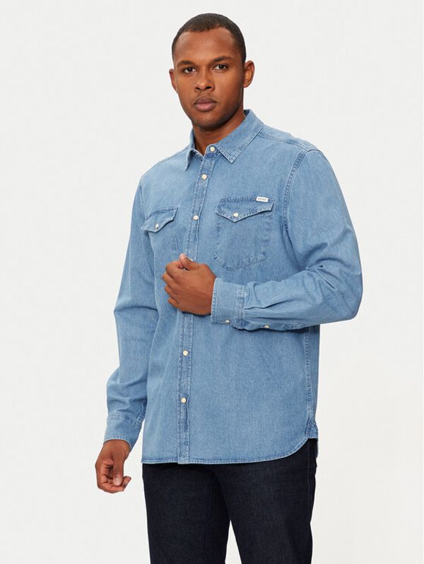 Mustang Mustang traper košulja Duver 1015616 Plava Regular Fit