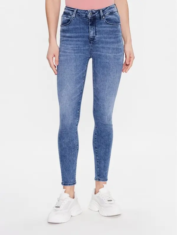 mustang Mustang Traperice Georgia 1013578 Plava Super Skinny Fit