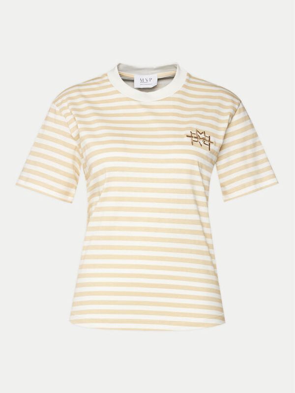 MVP Wardrobe MVP Wardrobe T-shirt MVPE4TS110.0JE0125 Bež Classic Fit