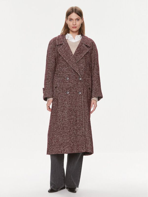 MVP Wardrobe MVP Wardrobe Vuneni kaput Spiga Over MVPI3CP018.0PN0052 Tamnocrvena Over Fit