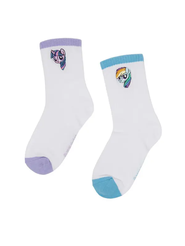 My Little Pony My Little Pony Duge čarape CEO-ACCCS-SS26-309MLP(2-PACK) Bijela
