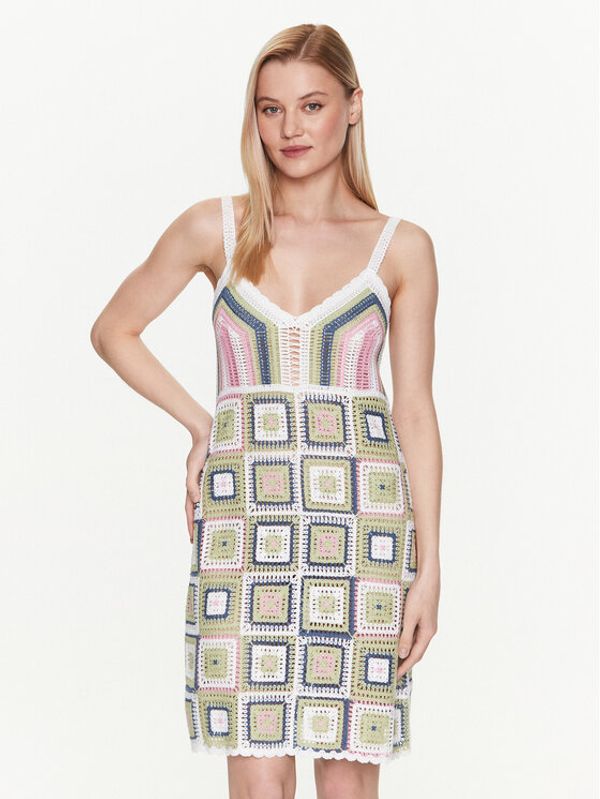 NAF NAF NAF NAF Džemper haljina Mbohemia XENR10 Zelena Regular Fit