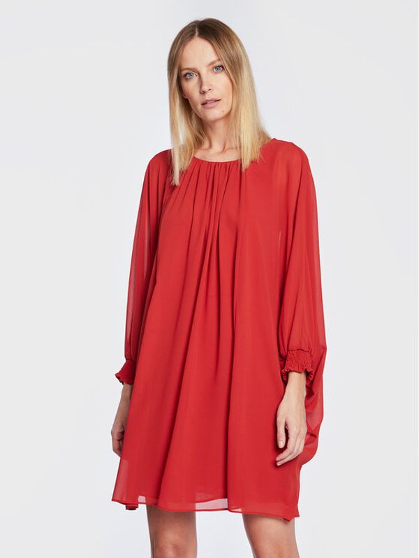 NAF NAF NAF NAF Koktel haljina Ktoday THNR35 Crvena Relaxed Fit