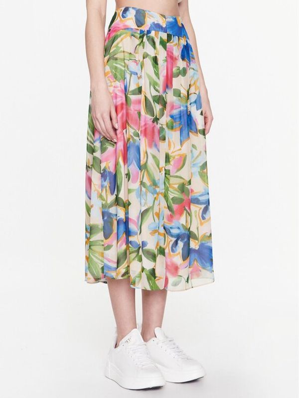 NAF NAF NAF NAF Suknja Laquarelle XENJ35 Bež Regular Fit