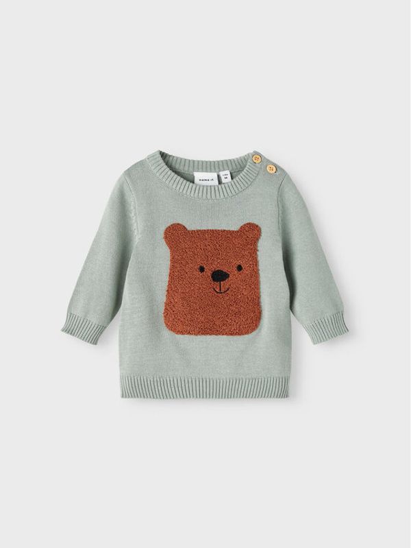 NAME IT NAME IT Džemper 13207111 Zelena Regular Fit