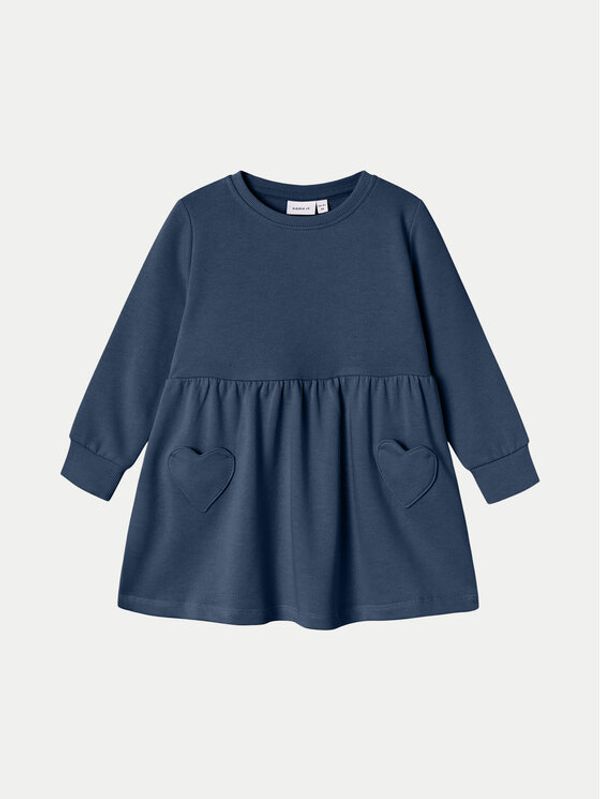 NAME IT NAME IT Džemper haljina 13231933 Tamnoplava Relaxed Fit
