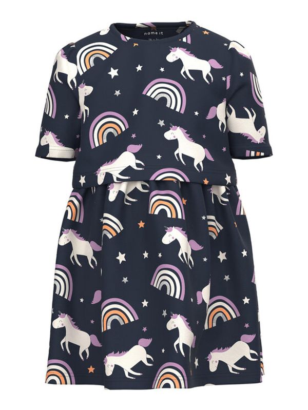 NAME IT NAME IT Haljina 13213349 Tamnoplava Regular Fit