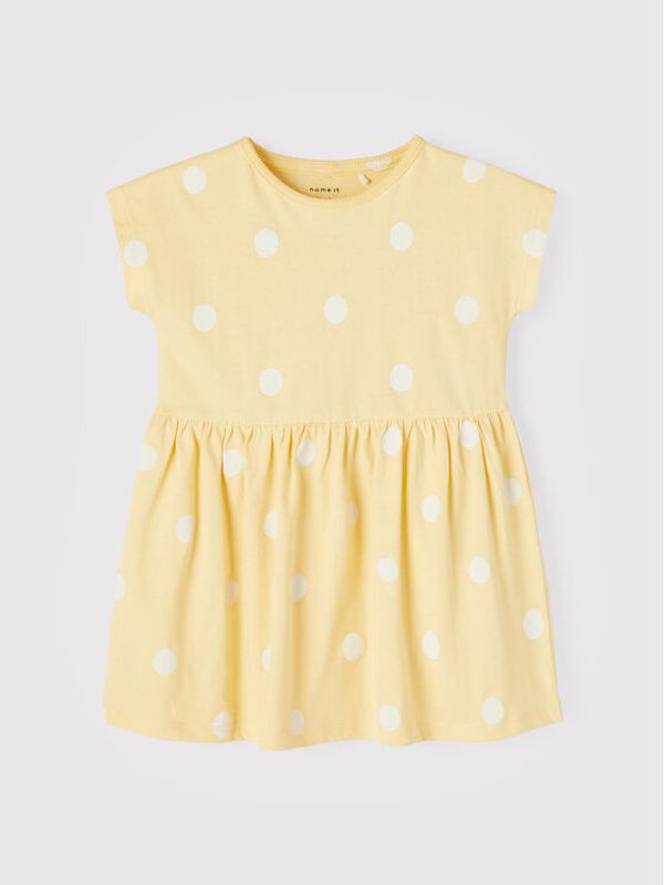 NAME IT NAME IT Haljina za svaki dan 13198444 Žuta Regular Fit