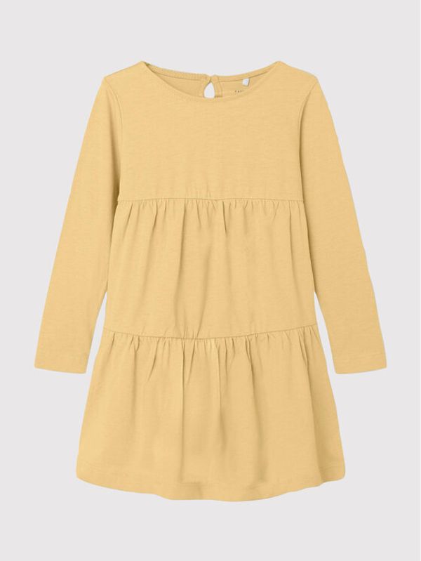 NAME IT NAME IT Haljina za svaki dan 13204676 Žuta Regular Fit