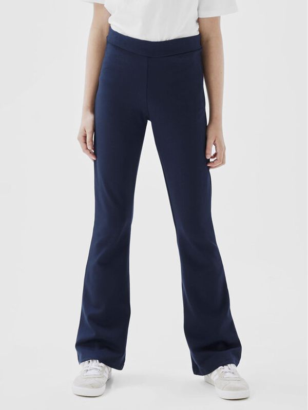 NAME IT NAME IT Hlače 13177337 Tamnoplava Bootcut Fit