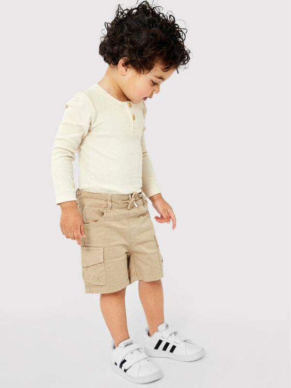 NAME IT NAME IT Kratke hlače 13202362 Smeđa Regular Fit