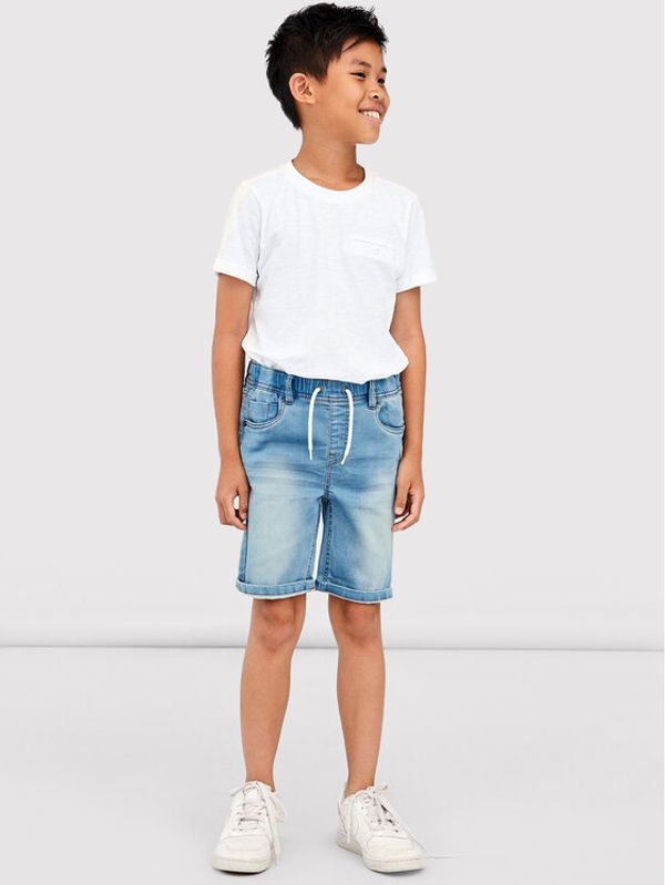 NAME IT NAME IT Kratke traperice 13197241 Plava Regular Fit