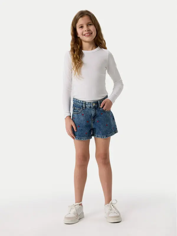name it NAME IT Kratke traperice Bella 13229316 Plava Regular Fit