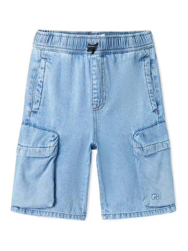 name it NAME IT Kratke traperice Ben 13240411 Plava Baggy Fit