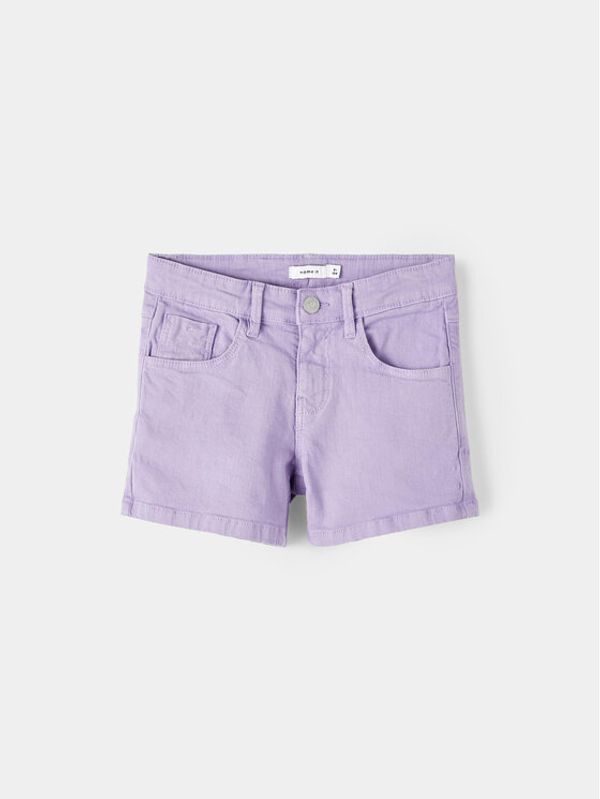 NAME IT NAME IT Kratke traperice Nkfrose 13212157 Ljubičasta Regular Fit