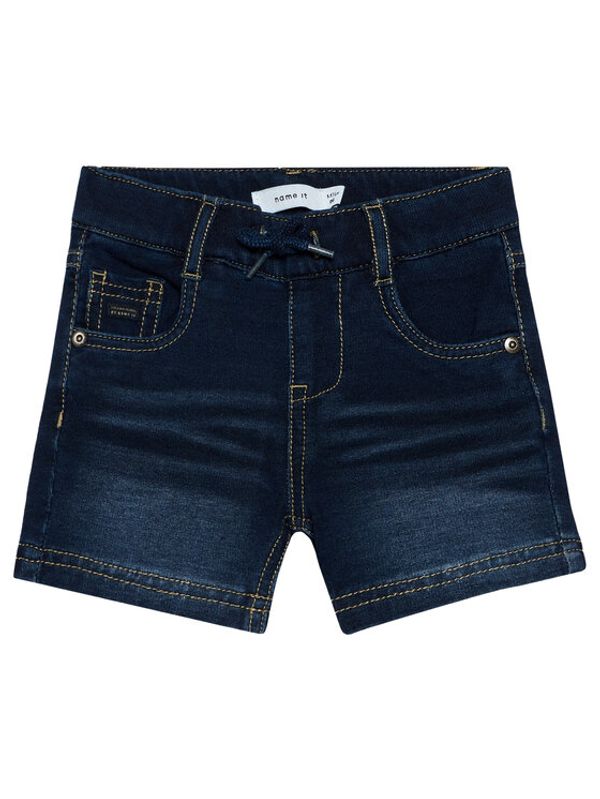 NAME IT NAME IT Kratke traperice Ryan 13185527 Tamnoplava Regular Fit