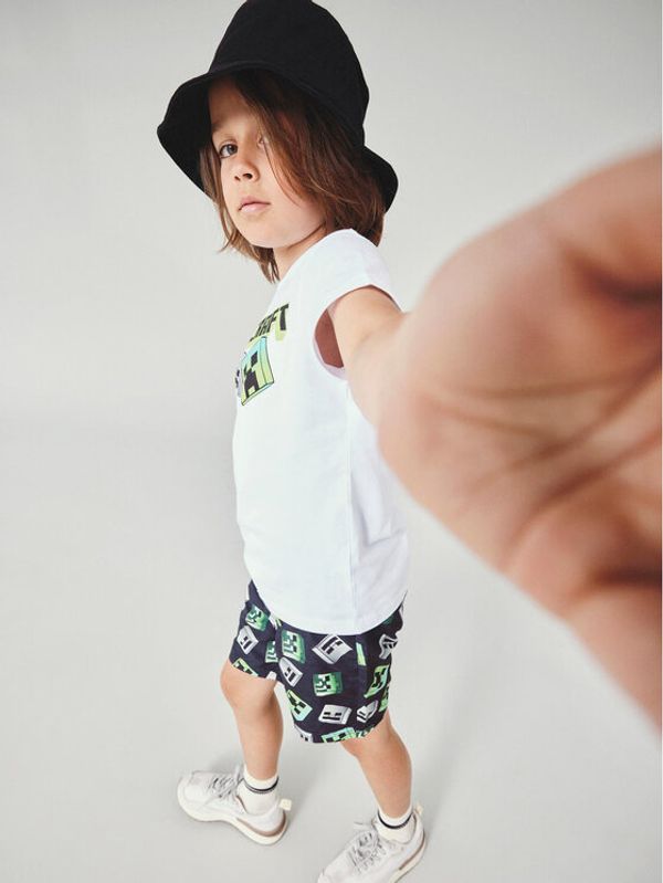 NAME IT NAME IT Kupaće gaće i hlače MINERCRAFT 13214028 Crna Regular Fit