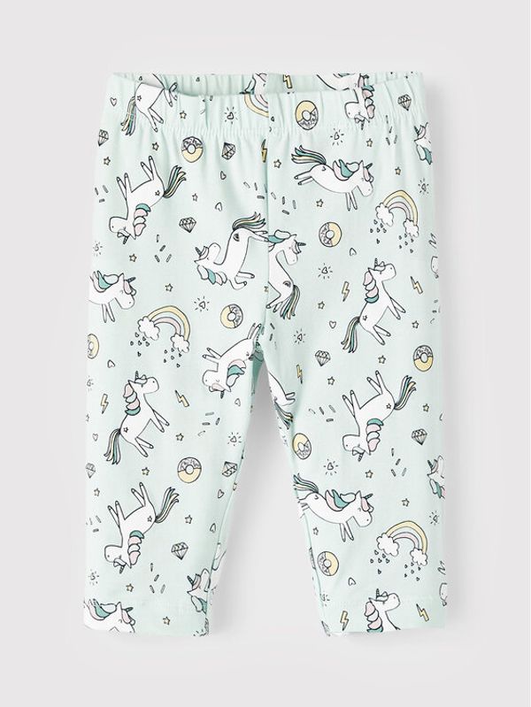 NAME IT NAME IT Leggings 13202920 Zelena Slim Fit