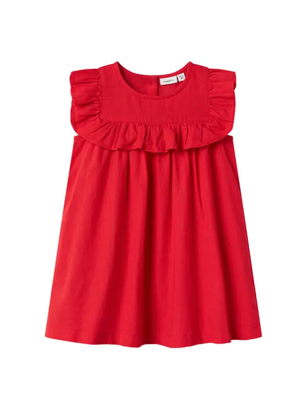name it NAME IT Ljetna haljina Falinnen 13240518 Crvena Regular Fit