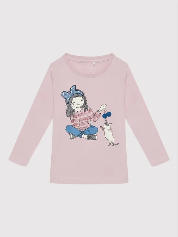 name it NAME IT Majica 13198273 Ljubičasta Regular Fit