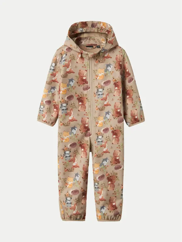 name it NAME IT Softshell kombinezon Alfa 13232337 Bež Regular Fit