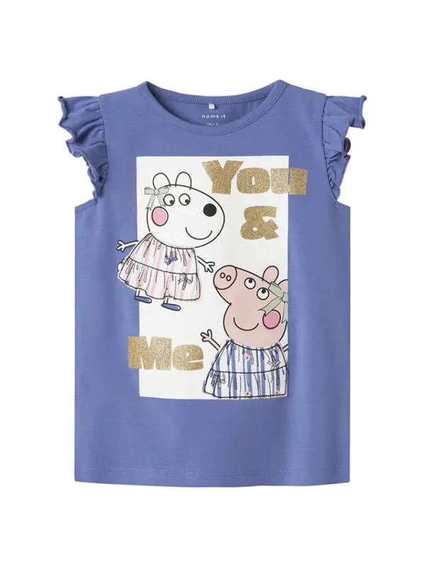 name it NAME IT Top Peppa 13242959 Plava Regular Fit