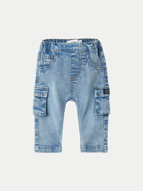 name it NAME IT Traperice 13238068 Plava Baggy Fit