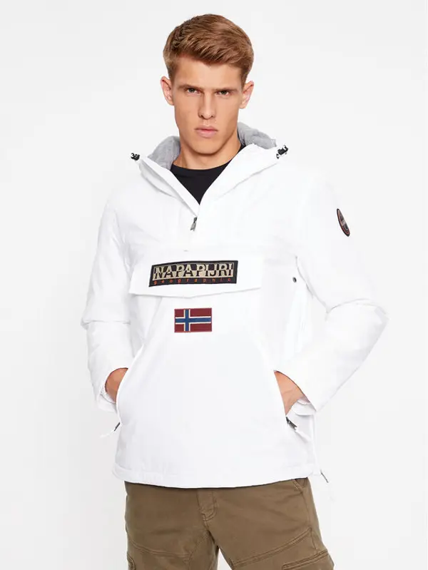 Napapijri Napapijri Anorak jakna NP0A4GMD Bijela Regular Fit