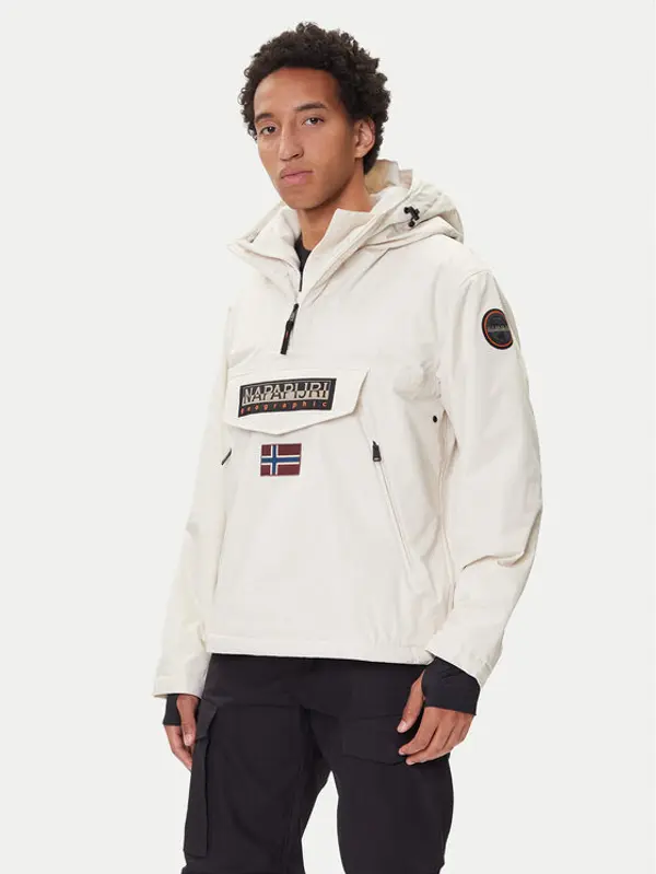 Napapijri Napapijri Anorak jakna Rainforest Next NP0A4IB9 Bež Regular Fit