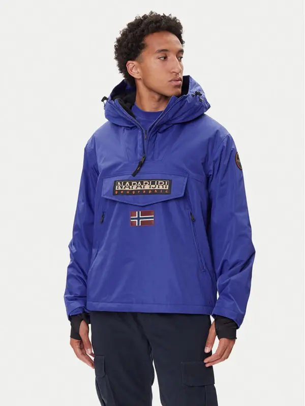 Napapijri Napapijri Anorak jakna Rainforest Next NP0A4IB9 Plava Regular Fit