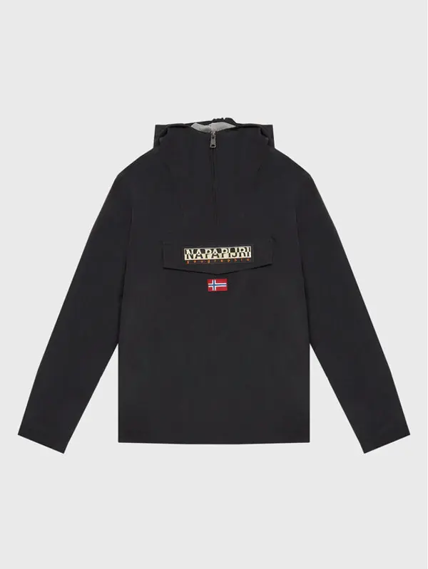 Napapijri Napapijri Anorak jakna Rainforest NP0A4GGD M Crna Regular Fit