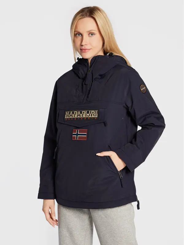 Napapijri Napapijri Anorak jakna Rainforest NP0A4GM6 Tamnoplava Regular Fit
